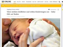 Bild zum Artikel: Säugling in Essen verletzt : Täter stehlen Geldbörse und reißen Kinderwagen um – Baby fällt auf Boden