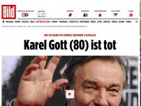 Bild zum Artikel: Er starb im Kreis seiner Familie - Karel Gott (80) ist tot