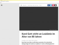 Bild zum Artikel: Karel Gott ist tot: Sänger stirbt im Alter von 80 Jahren