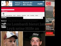 Bild zum Artikel: Pietro Lombardi bietet Jan Leyk seine Hilfe an