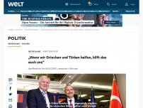 Bild zum Artikel: In einem Punkt lässt Seehofer die Türkei abblitzen