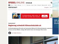 Bild zum Artikel: Gesetzentwurf: Regierung schwächt Klimaschutzziele deutlich ab