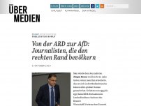 Bild zum Artikel: Von der ARD zur AfD: Journalisten, die den rechten Rand bevölkern