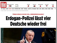 Bild zum Artikel: „Terrorpropaganda“ - Erdogan-Polizei nimmt fünf Deutsche fest