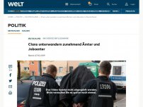 Bild zum Artikel: Clans unterwandern zunehmend Ämter und Jobcenter