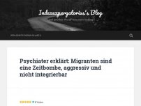 Bild zum Artikel: Psychiater erklärt: Migranten sind eine Zeitbombe, aggressiv und nicht integrierbar