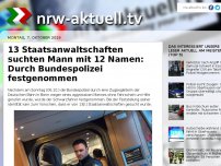 Bild zum Artikel: 13 Staatsanwaltschaften suchten Mann mit 12 Namen: Durch Bundespolizei festgenommen