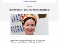 Bild zum Artikel: „Ein Wunder, dass wir überlebt haben“