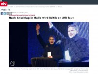 Bild zum Artikel: Antisemitismus in Deutschland: Nach Anschlag in Halle wird Kritik an AfD laut