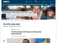 Bild zum Artikel: Friedensnobelpreis 2019 geht an äthiopischen Regierungschef