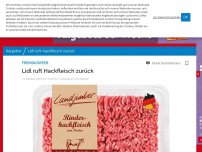 Bild zum Artikel: Fremdkörper: Lidl ruft Hackfleisch zurück