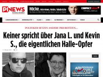 Bild zum Artikel: Politiker setzen andere Prioritäten... Keiner spricht über Jana L. und Kevin S., die eigentlichen Halle-Opfer