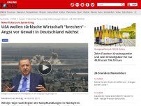 Bild zum Artikel: News-Ticker zum Syrien-Krieg - Trump will zwischen Türkei und Kurden vermitteln und droht Erdogan