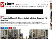 Bild zum Artikel: Katalonien-Konflikt: Prozess in Madrid: Dieses Urteil ist eine Schande für Spanien