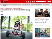 Bild zum Artikel: Hunderte Mitarbeiter werden diese Woche freigestellt - Kettcar-Hersteller Kettler stellt Fertigung ein