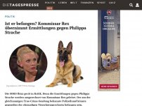 Bild zum Artikel: Ist er befangen? Kommissar Rex übernimmt Ermittlungen gegen Philippa Strache