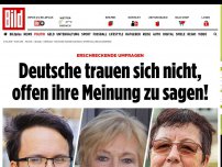 Bild zum Artikel: Erschreckende Umfragen - Deutsche trauen sich nicht, ihre Meinung zu sagen