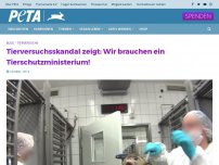 Bild zum Artikel: Tierversuchsskandal zeigt: Wir brauchen ein Tierschutzministerium!