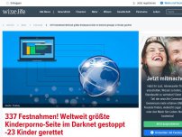 Bild zum Artikel: 337 Festnahmen! Weltweit größte Kinderporno-Seite im Darknet gestoppt  -23 Kinder gerettet