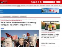 Bild zum Artikel: Deutsches Institut für Wirtschaftsforschung - Neue Studie: Klimapaket der GroKo bringt wenig und belastet Geringverdiener