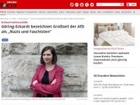 Bild zum Artikel: Grünen-Fraktionschefin - Göring-Eckardt bezeichnet Großteil der AfD als „Nazis und Faschisten“