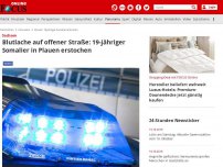 Bild zum Artikel: Plauen - 19-jähriger Somalier erstochen