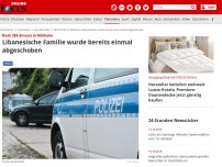 Bild zum Artikel: Nach SEK-Einsatz in Mülheim - Libanesische Familie wurde bereits einmal abgeschoben