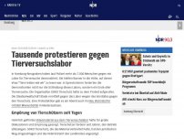 Bild zum Artikel: Hamburger protestieren gegen Tierversuchslabor