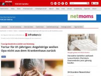 Bild zum Artikel: Nürnberg - Schwabach: Weil ihn niemand haben möchte - Senior muss mehrstündige Tortur im Krankenwagen durchmachen