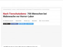 Bild zum Artikel: Demo in Hamburg: Live: Proteste gegen Horror-Labor – Busverkehr eingeschränkt