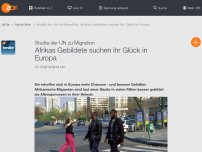 Bild zum Artikel: Viele afrikanische Migranten besser gebildet