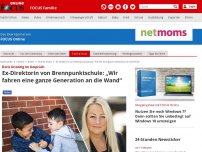 Bild zum Artikel: Doris Unzeitig im Gespräch - Ex-Direktorin von Brennpunktschule: „Wir fahren eine ganze Generation an die Wand“