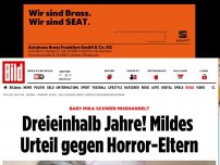 Bild zum Artikel: Mika (6 Wochen) gequält - Horror-Eltern wandern ins Gefängnis