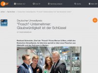 Bild zum Artikel: 'Frosch'-Unternehmer: Glaubwürdigkeit ist der Schlüssel