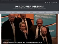 Bild zum Artikel: Alice Weidel lässt Mann mit Pferdeschwanz aus Saal werfen