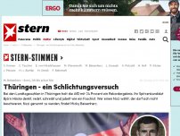 Bild zum Artikel: M. Beisenherz – Sorry, ich bin privat hier: Thüringen - ein Schlichtungsversuch