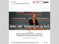 Bild zum Artikel: Peinlich! Weidel rastet aus – und wirft versehentlich AfD-Sympathisant raus