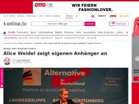 Bild zum Artikel: Alice Weidel zeigt AfD-Sympathisant wegen angeblicher 'Kopf ab'-Geste an