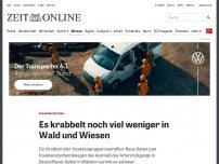 Bild zum Artikel: Insektensterben: Es krabbelt noch viel weniger in Wald und Wiesen