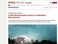 Bild zum Artikel: CO2-Reduzierung unzureichend: 11.000 Wissenschaftler warnen vor weltweitem Klimanotstand