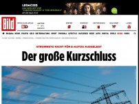 Bild zum Artikel: Nicht für E-Autos ausgelegt - Der große Kurzschluss