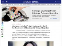 Bild zum Artikel: „Meinungswahrheit“ statt Meinungsfreiheit? Baerbock fordert Maulkorb für Klima-Skeptiker