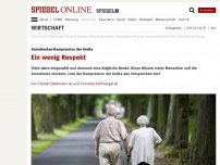 Bild zum Artikel: Grundrenten-Kompromiss der GroKo: Ein wenig Respekt