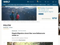 Bild zum Artikel: Illegale Migration nimmt über neue Balkanroute wieder zu