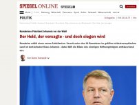 Bild zum Artikel: Rumäniens Präsident Johannis vor der Wahl: Der Held, der versagte - und doch siegen wird