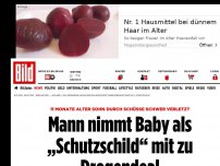 Bild zum Artikel: Als „Schutzschild“ - Mann nimmt Baby mit zu Drogendeal