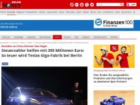 Bild zum Artikel: Hersteller aus China könnten Tesla folgen - Steuerzahler helfen mit 300 Millionen Euro: So teuer wird Teslas Giga-Fabrik bei Berlin