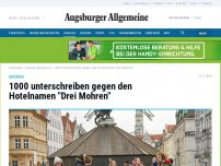 Bild zum Artikel: 1000 Unterschriften gegen Hotelnamen 'Drei Mohren'