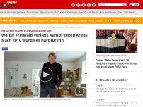 Bild zum Artikel: Vor kurzem machte er Krebserkrankung öffentlich - Bericht: TV-Star Walter Freiwald ist tot