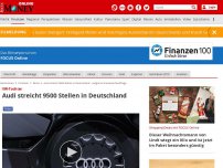 Bild zum Artikel: Bericht - Audi streicht 9500 Stellen in Deutschland